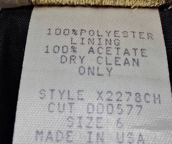 Cach`e Black Jumpsuit With A Scoop Back Outlined With Rhinestones   Size 6 - Picture 16 of 16